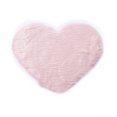 thumbnail image 2 of Heart Shaped Shaggy Faux Fur Fluffy Rug Hairy Carpet Floor Mat Home Bedroom, 2 of 6