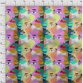 thumbnail image 4 of oneOone Cotton Flex Pink Fabric Abstracts Craft Projects Decor Fabric Printed By The Yard 40 Inch Wide, 4 of 5