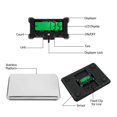 thumbnail image 2 of Balance Postale Électronique Intégrée de Précision 300kg 50g /120kg 10g, Balance Numérique en Acier Inoxydable avec Écran Rétroéclairé LCD, Lecture Facile, 2 of 6