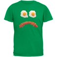 thumbnail image 1 of T-Shirt Vert pour Jeunes Mr. Sad Face Bacon et Oeufs, 1 of 1