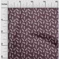 thumbnail image 2 of oneOone Velvet Wine Fabric Leaves Craft Projects Decor Fabric Printed By The Yard 58 Inch Wide, 2 of 4