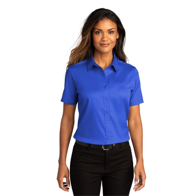 Port Authority Chemise à Manches Courtes SuperPro React Twill pour Femmes - LW809