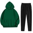 thumbnail image 2 of Yuyuzo Lot de 2 Pantalons de Jogging Taille Haute pour Femmes Automne avec Poches, 2 of 7