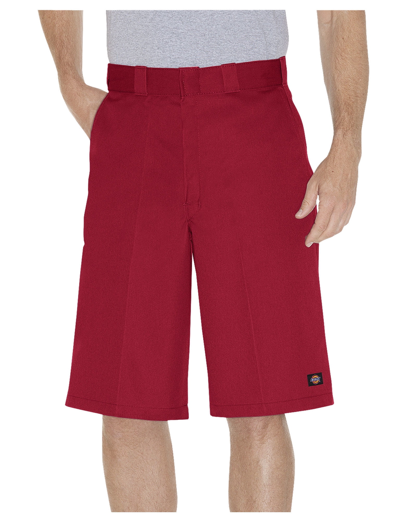 Dickies Mens 13 Loose Fit Multi-Use Pocket Work Shorts, 48, English Red