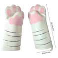 thumbnail image 3 of Bangcool Oven Mittens Cat Paws Heatproof Non-slip Cute Long Kitchen Mittens Baking Mitts, 3 of 10