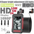thumbnail image 2 of Endoscope Industriel Hd Étanche pour Test Non Destructif avec Écran, Orange, 2 of 11