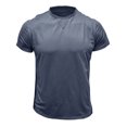thumbnail image 1 of Penkiiy T-Shirt pour Homme à Manches Courtes, Décontracté, Mode, Col Rond, Chandail, Boutons, Blouse, S, Bleu Marine, 1 of 6