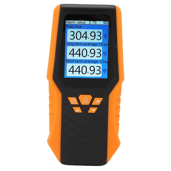 Radon Test Kit, Handheld Radon Detector Versatile Digital Display  for Home School