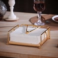 thumbnail image 1 of Kcavykas Clearance Sales Home Storage Organiser Iron Art Tissue BoxTissue Rack Hotel Coffee Shop Restaurant Napkin Rack Dining TableTissue Storage Rack, 1 of 3
