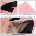 thumbnail image 5 of Unique Bargains Faraday Bag, 2Pcs RFID Signal Blocking Pouch Wallet 7.87 Inch Anti-Radiation Anti-Tracking Anti-Spying, Pink, 5 of 5