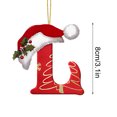 thumbnail image 3 of LSLJS 26 Letters Christmas Tree Decoration Pendant Christmas Tree Ornaments Personalized DIY Christmas Ornaments Christmas Decorations Xmas Tree Hanging Decor, 3 of 5