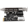 thumbnail image 2 of PCIe Slot to RJ45 USB 3.0 PCIe Expansion Card,with Gigabit Ethernet Controller PCI Express Adapter for Desktop PC, 2 of 7