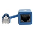 thumbnail image 4 of Tripp Lite Adaptateur de Câble pour Console Cisco (M/F) - RJ45 à RJ45, Bleu, 5 Po. - Adaptateur Série - RJ-45 (M) à RJ-45 (F) - 42 Pieds - Chat 5e/6 - Moulé - Bleu, 4 of 6
