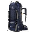thumbnail image 1 of 60L Hiking Backpack Water-resistant Climbing Camping Backpack Travel Daypack with Rain Cover, 1 of 7