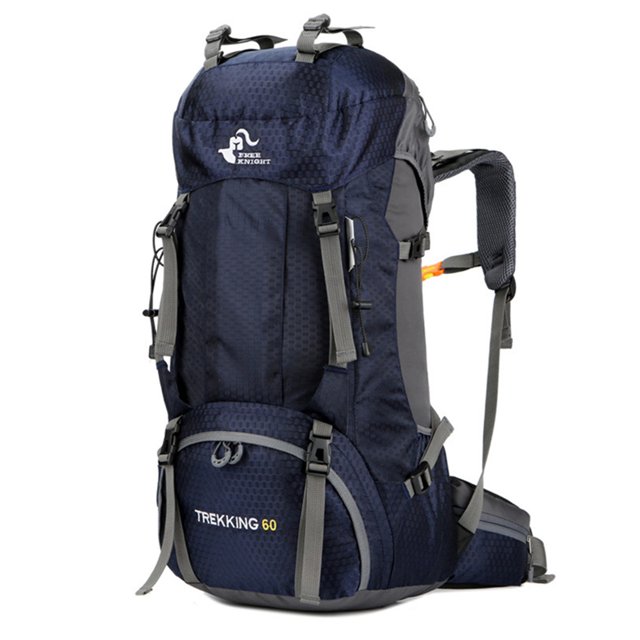60L Hiking Backpack Water-resistant Climbing Camping Backpack Travel Daypack with Rain Cover