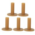 thumbnail image 1 of Miangastore 5pcs 80mm Rubber Tees (Coffee), 1 of 4