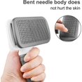 thumbnail image 3 of YSTIANN Dog Brush Cat Grooming Comb,Self Cleaning Slicker Brushes with Smooth handle,Pet Tool Button for Shedding Tools Massage Clean Tangled WJ85-3096, 3 of 7