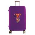 thumbnail image 1 of Travel Luggage Cover Baggage Suitcase Protector Washable Reusable Dustproof Scratch-proof Suitcase Cover Butterfly Print Pattern 8butterfly letter T S, 1 of 6