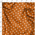 thumbnail image 3 of Soimoi Orange Rayon Fabric Stars Star Printed Craft Fabric by the Yard 42 Inch Wide, 3 of 6
