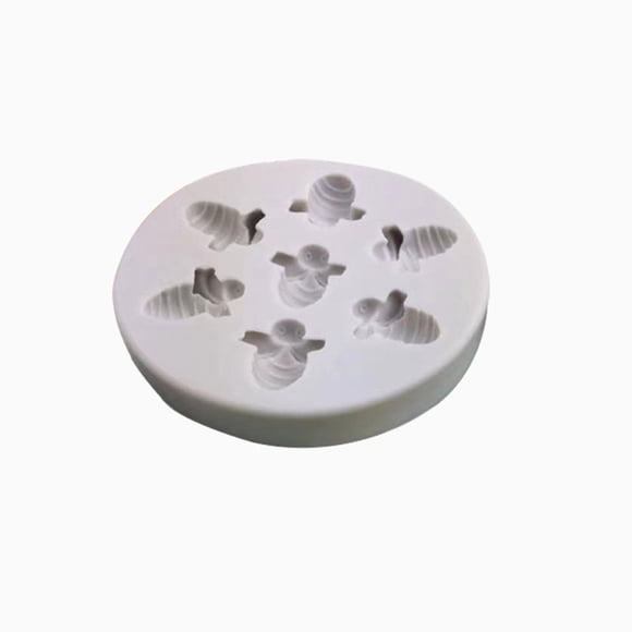Binwennn Small Metal Pans with Lids Honeycomb Silicone Baking Reusable Non Stick DIY Tool For Cake Chocolate Fondant And Candy Crafts With Design