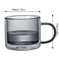 thumbnail image 3 of Dvkptbk Colorful Glass Cups Double-Layered Colored Glass Cup Home Essentials, 3 of 5