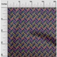 thumbnail image 1 of oneOone Cotton Silk Fabric Herringbone Geometric Decor Fabric Printed BTY 42 Inch Wide, 1 of 4