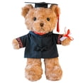 thumbnail image 2 of EGNMCR Class Of Graduation Plush Stuffed -Bear In Black Cap, 11.8 Inches Graduation Plush Gradua Graduation doll Birthday Gifts for Kids, 2 of 2