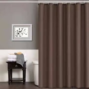 Dvkptbk Gray Shower Curtain Fabric Plain Color Thickened and Polyester Bathroom Partition Curtains and Door Curtains