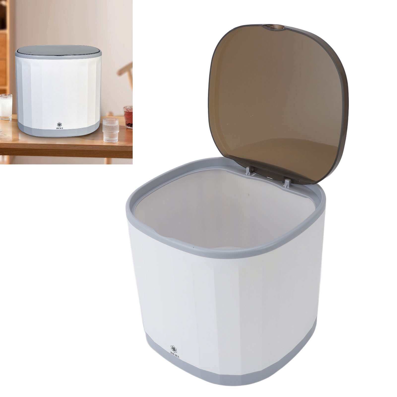 Dish Washing Machine, 360 Omni Directional Mini Dishwasher USB Rechargeable 4L  for Tea Cup