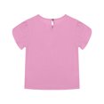 thumbnail image 4 of Yanlir 2025 Chemises d'Été pour Enfants Manches Raglan T-Shirt Graphique à Manches Courtes Haut à Col Rond T-Shirt pour Filles Tee Ample Décontracté Hauts (Rose, 12 Ans), 4 of 5