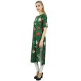 thumbnail image 2 of Bimba Kurta Verte à Imprimé Floral pour Femme Tunique Classique Chic de Designer Décontractée-12, 2 of 9