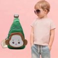 thumbnail image 1 of Cute Monkey Style Kids Messenger Bag, Small Shoulder Bag, Soft Fabric Material, Fun Design, For Children, School Use, Portable Storage, Playful Aesthetic, Lightweight Construction, Travel Hzhnb, 1 of 9