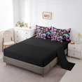 thumbnail image 3 of YST, Cosmic, Mushroom Bedding Set, 7-Piece, Rainbow Stars, Botanical, King, 3 of 4