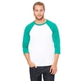 thumbnail image 1 of Bella + Canvas Unisex 3/4-Sleeve Baseball T-Shirt, 1 of 3