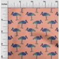 thumbnail image 1 of oneOone Tissu Popeline de Coton Imprimé Héron au Mètre 56 Pouces de Large, 1 of 4