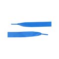 thumbnail image 3 of Lacets de Chaussures Extra Larges pour Femmes, Lacets Plats en Ruban Satiné pour Espadrilles, 2 Paires, Bleu Paon, 110 Cm/43,3 Pouces, 3 of 4
