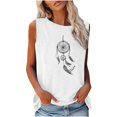 thumbnail image 1 of Haut Sans Manches pour Femmes, Chandail à Col en V, Gilet Imprimé, 1 of 1