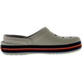 thumbnail image 2 of Crocs Crocband Light Grey / Navy Low Top Rubber Flat Shoe - 13M 11M, 2 of 3