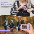 thumbnail image 4 of Zostuic Kids Digital Camera, FHD 1080P 48MP 16X Digital Zoom, Compact Mini Camera (Purple), 4 of 7