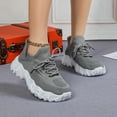 thumbnail image 2 of Dakaela Chaussures de Marche pour Femmes à Enfiler Espadrilles de Course Tennis 2025 Mode Décontractée Chaussures pour Femmes Gris 6, 2 of 8
