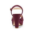 thumbnail image 2 of BLISSFUL STEP Sandales Slingback à Plateforme à Talon Épais à Bride pour Femmes, 2 of 7