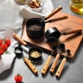 thumbnail image 3 of Measuring Spoons 4PCS Measuring Cups Set With Scale Stainless Steel Cup Measurements Set With Wood Handle Measuring Cups And Spoons Set For Cooking Baking，Easy To Clean And Store, 3 of 3