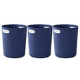 thumbnail image 1 of Large Capacity Modern Can For Home Kitchen Living Room And Bathroom Sleek Open Design Easy Disposal 3PCS, 1 of 5