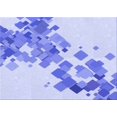 thumbnail image 1 of Ahgly Tapis Rectangulaire Lavable en Machine Intérieur Transitionnel Bleu Ciel, 2 Pieds x 4 Pieds, 1 of 7