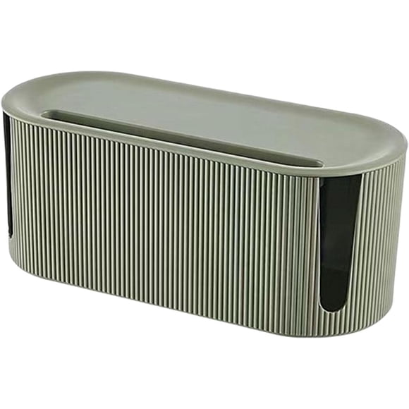 Cable Management Box Cable Tidy Box with Cover Cable Hider Box Cord Storage Box Cable Management Box Wire Cable Box for Cables/Power Strips