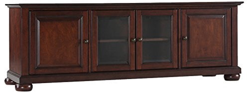 Crosley Furniture Alexandria 60-inch Low-Profile TV Stand, Vintage Mahogany