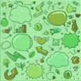 thumbnail image 1 of Ahgly Tapis d'Intérieur Lavable en Machine Carré Vert Jade Transitionnel, 5 Pieds Carré, 1 of 7