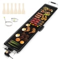 thumbnail image 1 of Costway Gril Teppanyaki Électrique Extra Grand de 39,5 Pouces avec 2 Surfaces de Cuisson, Températures Réglables et Plateau d'Égouttement, 1 of 10