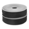 thumbnail image 1 of 2 Pack Twisted Nylon Twine Thread Beading Cord 1.5mm 20M/65 Feet Extra Strong Braided Nylon String, Black, 1 of 6