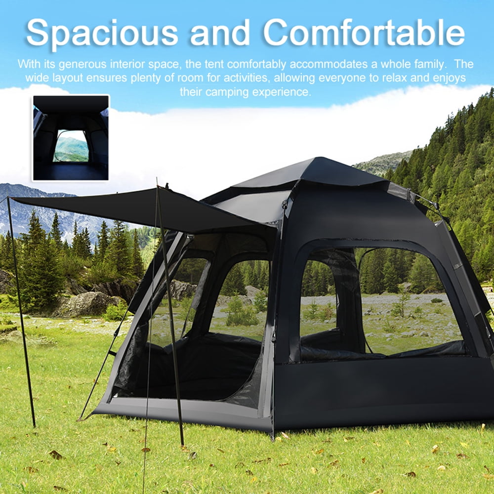 Rainproof Automatic Camping Tent Portable Quick Open Tent Rainproof & Sun Protecting for Outdoors Travel Camping Picnic Hiking